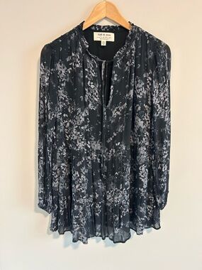 Anthropologie Cloth + Stone Floral Tunic, Size XS